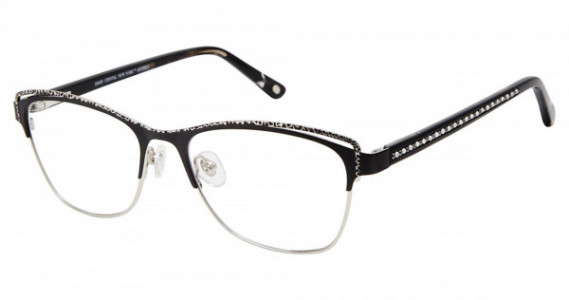 Jimmy Crystal ANTIBES Eyeglasses, BLACK