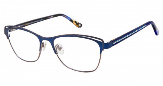 Jimmy Crystal ANTIBES Eyeglasses, NAVY