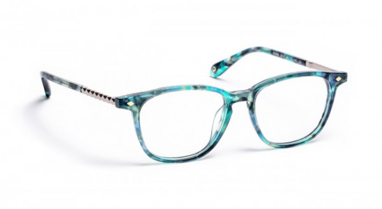 J.F. Rey PA065 Eyeglasses, BLUE/SHINY RUTHENIUM (2510)