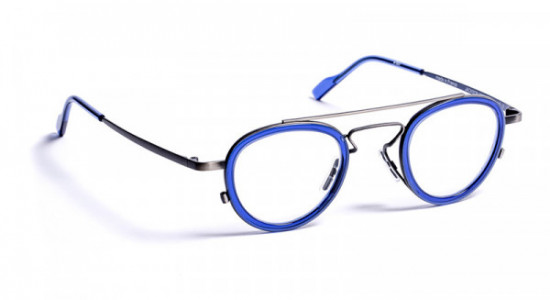 J.F. Rey JACKSON Eyeglasses, BRUSHED GUN / BLUE (0520)