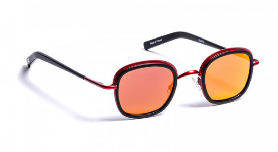 J.F. Rey LEGEND-SUN Sunglasses, MAT BLACK / SATIN RED (0030)
