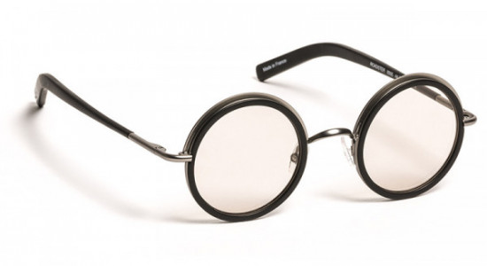 J.F. Rey ROADSTER Eyeglasses, MATT BLACK/SILVER BRUSHED (0005)