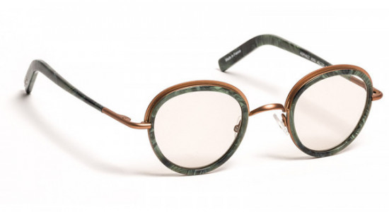 J.F. Rey ASPHALT Eyeglasses, GREEN MARBLE/BRUSHED COPPER (4560)