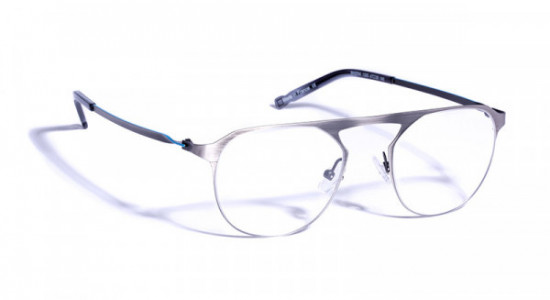 J.F. Rey SH2004 Eyeglasses, BRUSHED SILVER / BLUE (1320)