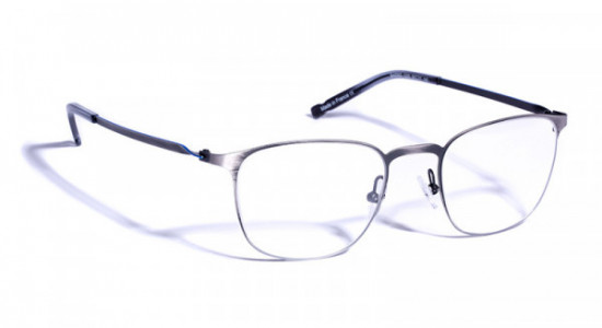 J.F. Rey SH2002 Eyeglasses, BRUSHED SILVER / BLUE KING (1320)