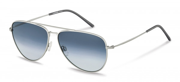 Rodenstock R1425 Sunglasses, B silver, grey (gradient steel blue)