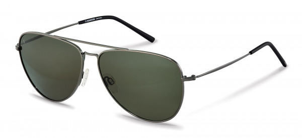 Rodenstock R1425 Sunglasses, C dark gunmetal, black (moss green)