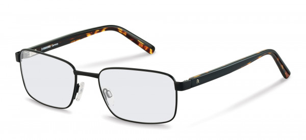 Rodenstock R2620 Eyeglasses, B black, black layered
