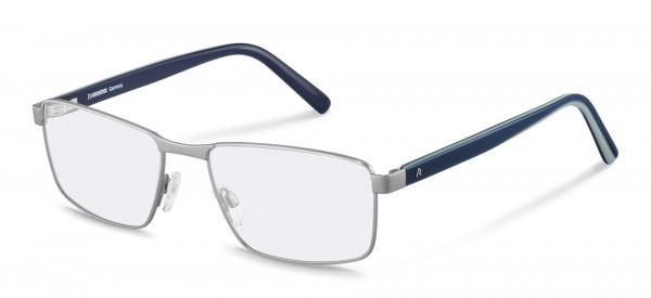 Rodenstock R2621 Eyeglasses, D light gunmetal, blue layered