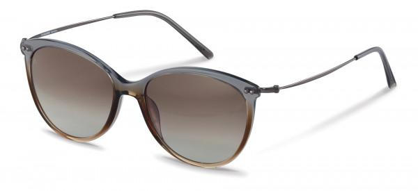 Rodenstock R3311 Sunglasses, A blue brown gradient (gradient chestnut smoky)