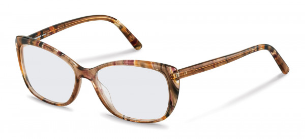 Rodenstock R5333 Eyeglasses, D brown structured