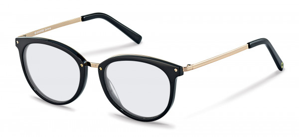 Rodenstock RR457 Sunglasses, A black, gold