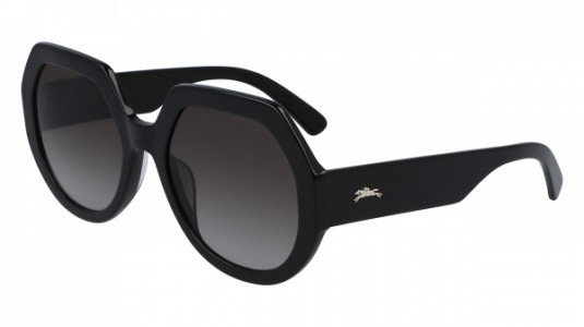 Longchamp LO655S Sunglasses, (005) EBONY