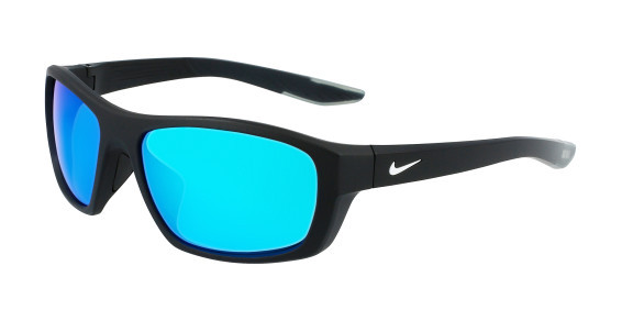 Nike NIKE BRAZEN BOOST M MI CT8178 Sunglasses, (011) MATTE BLACK/GREY/BLUE