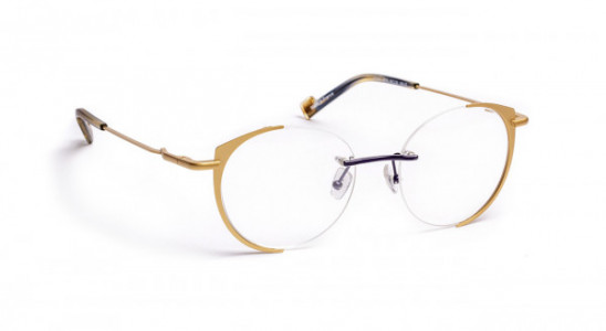 J.F. Rey JF2851 Eyeglasses, SHINY PINK GOLD / PLUM (5575)