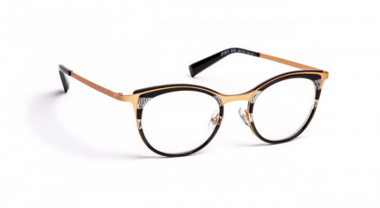 J.F. Rey JF2873 Eyeglasses, BLACK/PINK GOLD (0058)