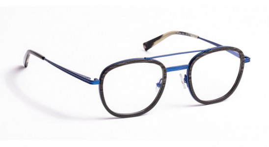 J.F. Rey JF2862 Eyeglasses, WOOD/CARBON/BLUE (0522)