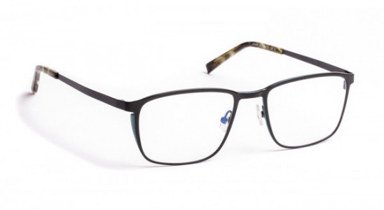 J.F. Rey JF2859 Eyeglasses, SATIN BLACK/SHINY BLUE (0025)