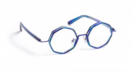 J.F. Rey JF1483 Eyeglasses, BLUE/SATIN BLUE (2050)