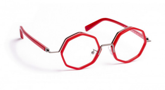 J.F. Rey JF1483 Eyeglasses, RED/SHINY GUN (3010)