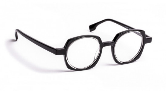 J.F. Rey JF1487 Eyeglasses, CRYSTAL/BLACK (0010)