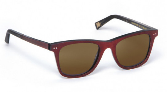 J.F. Rey PAGODE-SUN Sunglasses, SUNGLASS RED LEATHER/BLACK (3000)