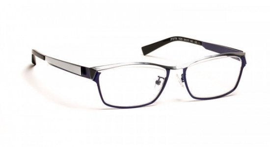 J.F. Rey JF2778-AF Eyeglasses, AF  SHINY SILVER/BLUE (1020)