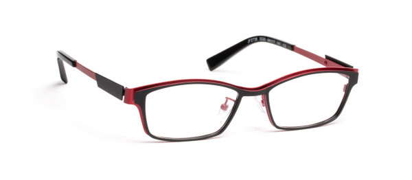 J.F. Rey JF2738-AF Eyeglasses, AF  BLACK/RED (0030)