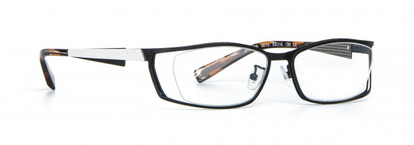 J.F. Rey JF2768-AF Eyeglasses, BLACK/WHITE (0010)