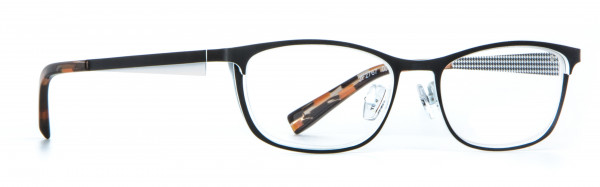 J.F. Rey JF2767-AF Eyeglasses, BLACK/WHITE (0010)