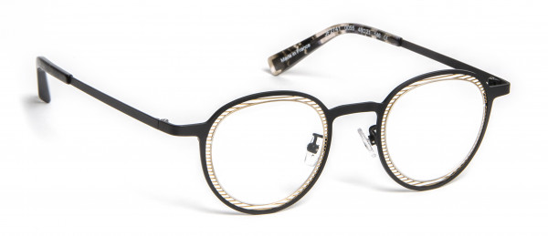 J.F. Rey JF2741-AF Eyeglasses, BLACK/GOLD (0055)