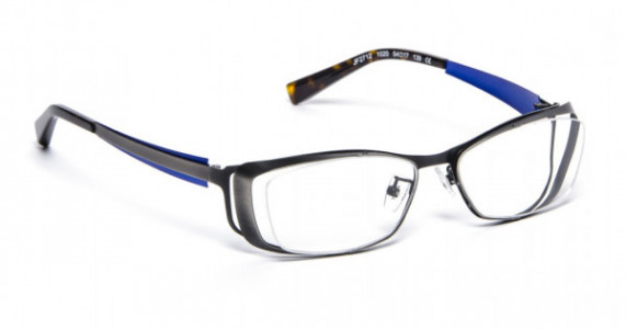 J.F. Rey JF2712-AF Eyeglasses, ANTIC SILVER/BLUE (1020)