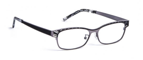 J.F. Rey JF2673-AF Eyeglasses, SHINNY RUTHENIUM / MATT BLACK (0205)