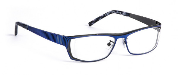 J.F. Rey JF2671-AF Eyeglasses, BLUE/GUN (2215)