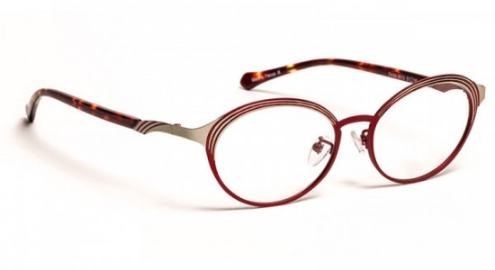 Boz by J.F. Rey DAIM-AF Eyeglasses, 0055 RED / SILVER (3013)