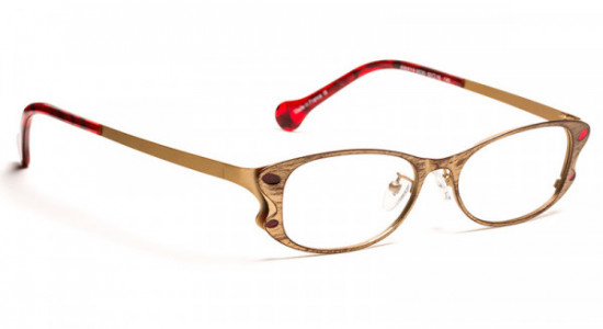 Boz by J.F. Rey AWAYA-AF Eyeglasses, BROWN GOLD BRUSHED/RED (9530)