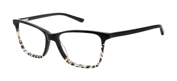 L.A.M.B. LA065 Eyeglasses, Black Bone (BLK)