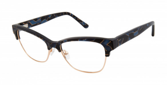 L.A.M.B. LA064 Eyeglasses, Blue Gold (BLU)