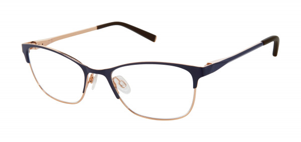 Kate Young K333 Eyeglasses, Grey/Rose Gold (GRY)