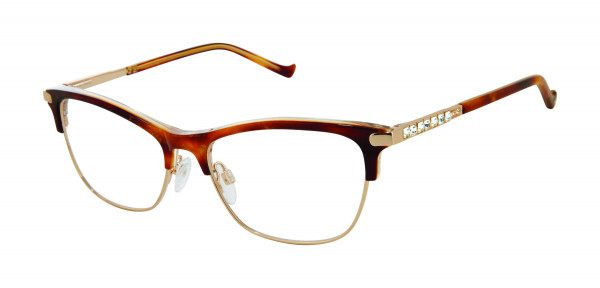 Tura TE260 Eyeglasses, Brown (BRN)