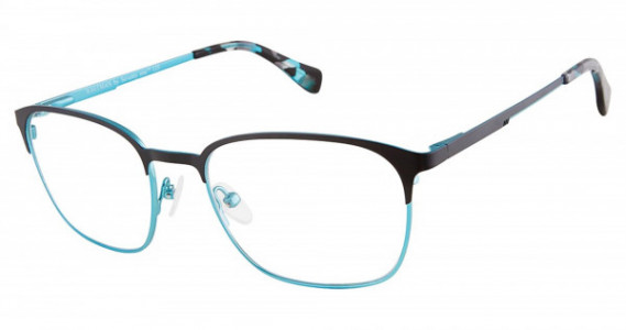 SeventyOne WHITMAN Eyeglasses, BLACK/TEAL