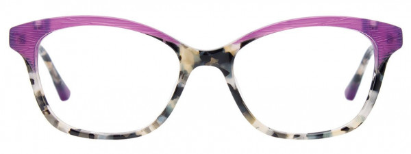 EasyClip EC514 Eyeglasses, 080 - Purple & Demi Grey