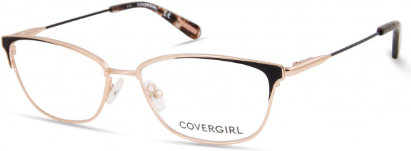 CoverGirl CG0555 Eyeglasses, 001 - Shiny Black