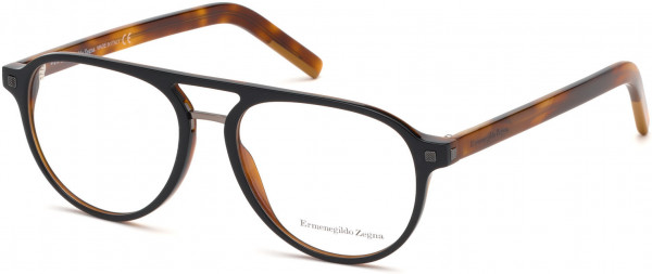 Ermenegildo Zegna EZ5147 Eyeglasses, 005 - Shiny Black Havana, Shiny Havana, Vicuna