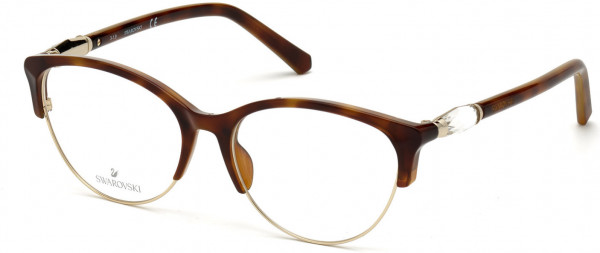 Swarovski SK5338 Eyeglasses, 052 - Dark Havana