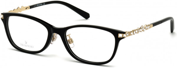 Swarovski SK5356-D Eyeglasses, 001 - Shiny Black