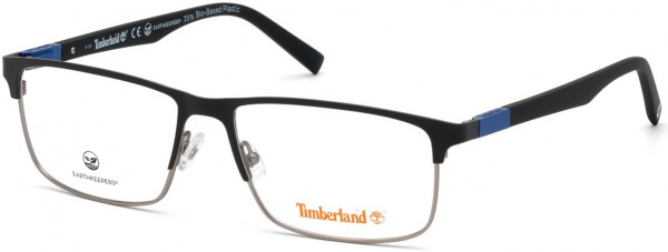 Timberland TB1651 Eyeglasses, 005 - Matte Black / Matte Black