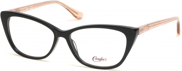 Candie's Eyes CA0179 Eyeglasses, 001 - Shiny Black
