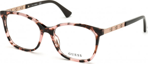 Guess GU2743 Eyeglasses, 074 - Coloured Havana / Shiny Black