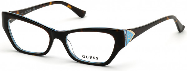 Guess GU2747 Eyeglasses, 052 - Dark Havana